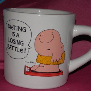 Ziggy Mug Coffee Dieting is a Losing Battle 1983